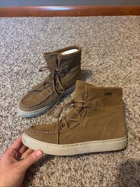 Cougar Fabiola Brown Suede Women's Moccasin Boots